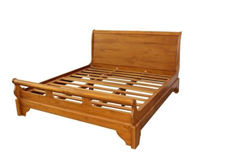 Solid Teak Wood Furniture Sleigh Bed Selangor Malaysia CT Teak