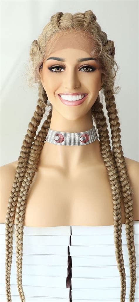 Blonde Braid Pigtails