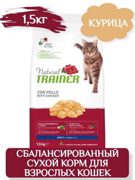 Trainer Natural Adult Chicken Сухой корм для взрослых кошек с курицей ...