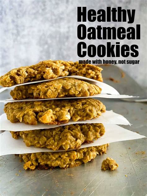 Healthy Oatmeal Cookie Recipe (no mixer) - The Gestational Diabetic