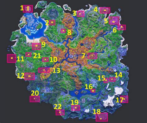 Voici Tous Les Emplacements Des Coffres De Bunker Dans Fortnite Chapter