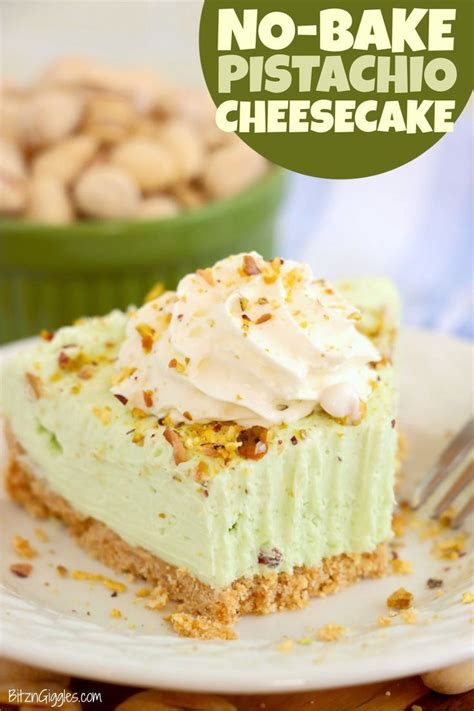 No Bake Pistachio Cheesecake Oppskrift I 2024