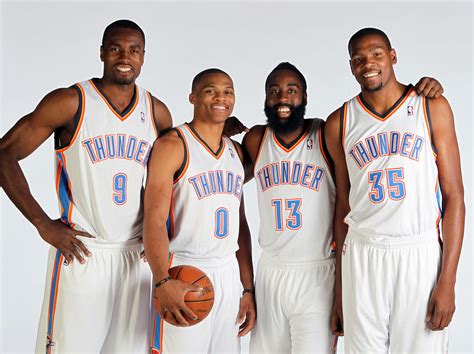 New Spin On Old Debate Okc Thunder All Time Starting Five