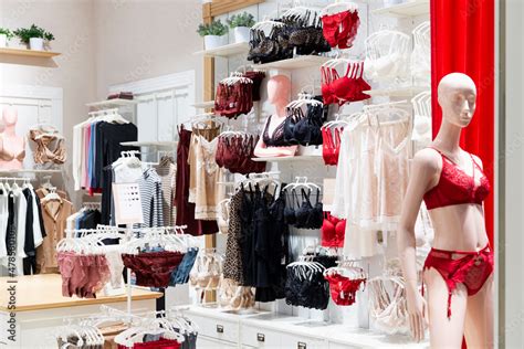 Lingerie Store Interior Beautiful Sexy Products For Women Stock Photo Adobe Stock