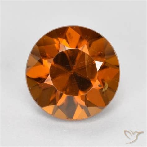 165 Carat Orange Zircon Gemstone Diamond Cut Loose Zircon From