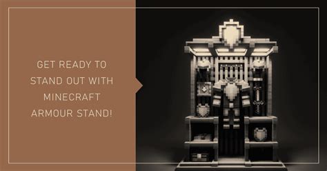 minecraft mastering  art  armour stand design