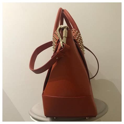 Christian Louboutin Eloise Handtasche Orange Leder Ref Joli Closet