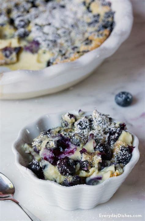 Blueberry Custard Recipe For Breakfast Or Dessert