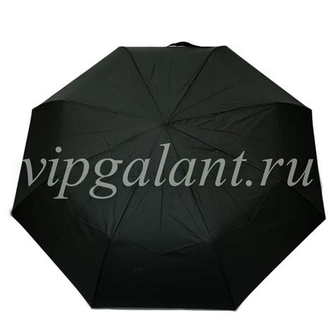 Fulton G323/01 Зонт мужской black авт. (Черный)