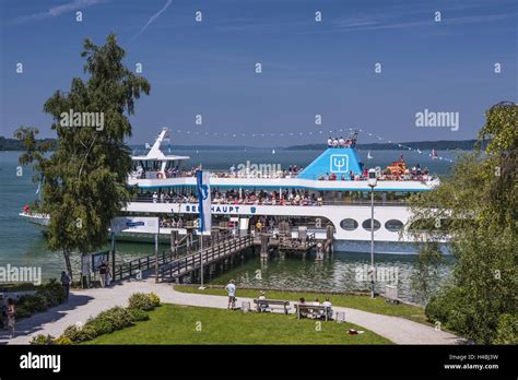 Germany Bavaria Upper Bavaria Fünf Seen Land region Lake