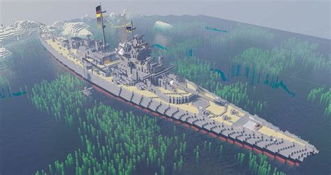 Minecraft Redditor Builds A Stunningly Massive Battleship