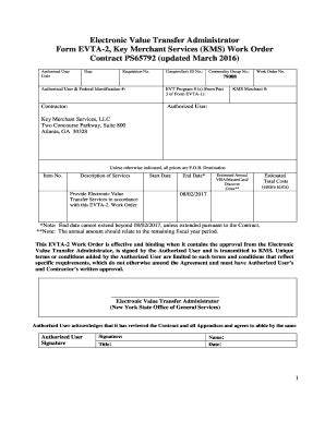 Fillable Online Ogs Ny Electronic Value Transfer Administrator Form