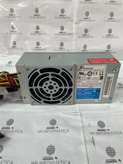 Fonte Atx W Reais Seasonic Slim Ss Tgw Semi Hr Informatica