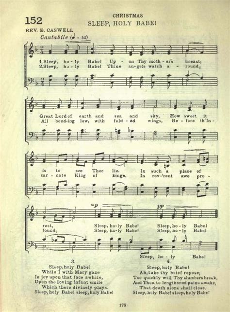 Sleep Holy Babe Mother Of Mercy Catholic Hymns