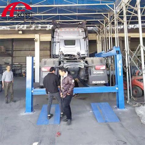 Four Post Hydraulic Type Truck Lift for Sale - Car Lift and Auto Lift