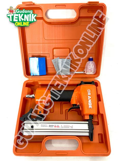 Mesin Paku Staples ANGIN F30 ORANGE 1565PB 02ST Air Nailer F 30