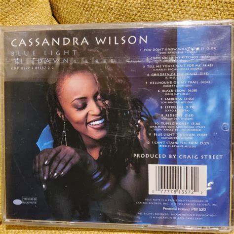 Cassandra Wilson Blue Light Til Dawn Jazz Vocal Music Cd Audiophile Hobbies And Toys Music