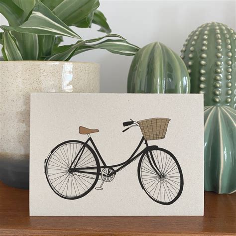 Vintage Bicycle Card Katebroughton