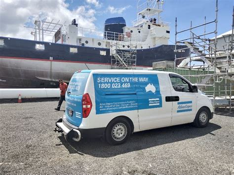 Air Compressor Service In Port Of Brisbane Atlas Copco Australia