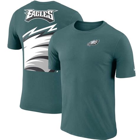 Men's Philadelphia Eagles Nike Midnight Green Performance Crew Champ T ...