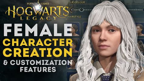 Hogwarts Legacy All Female Character Creation Customization