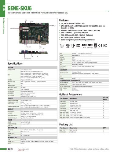 Gene Sku Aaeon Pdf Catalogs Technical Documentation Brochure