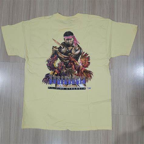 Vintage Filipino Strength Sasabungin Na Manok Tee On Carousell