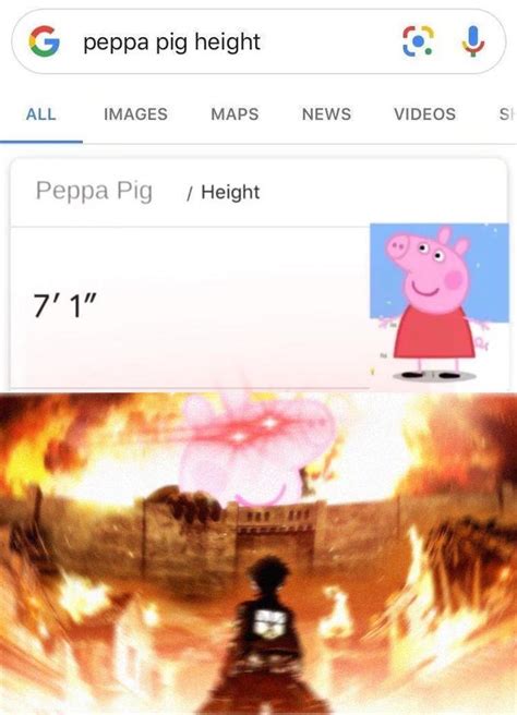 Attack on Bacon | Peppa Pig's Height | Know Your Meme