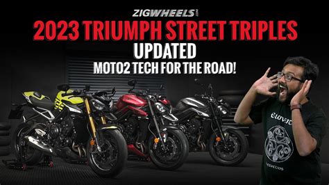 2023 Triumph Street Triple Moto2 RS And R Update Explained Most