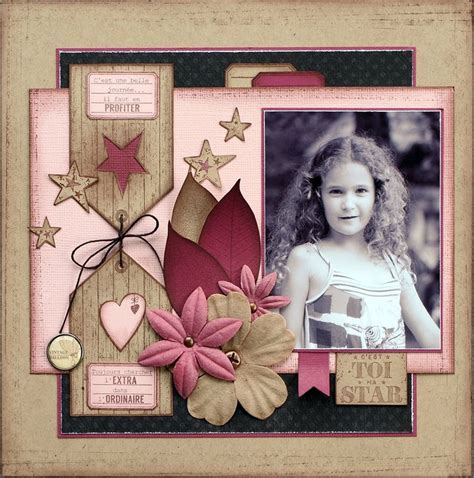 Deux pages Florilèges Design Scrapbook layout sketches Scrapbook