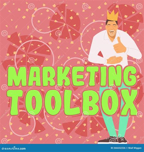 Conceptual Display Marketing Toolbox Business Idea Means In Promoting