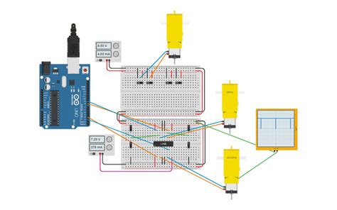 Circuit Design Puente En H Tinkercad