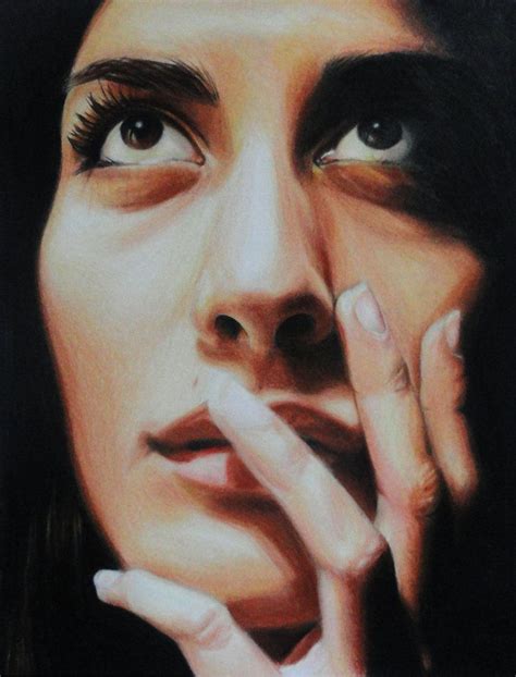 Self Portrait By Ashbazulfiqar On Deviantart Portrait Colored Pencil