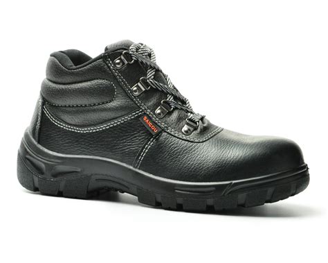 Pu Injection Genuine Leather Safety Shoes Guangzhou Sc 8885 Good