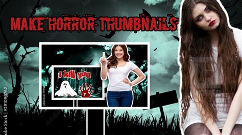 How To Make Horror Thumbnails For Youtube In 2022 Techeshall Youtube