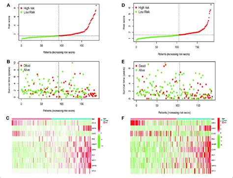 Distribution Of The Risk Score Overall Survival And Gene Download Scientific Diagram