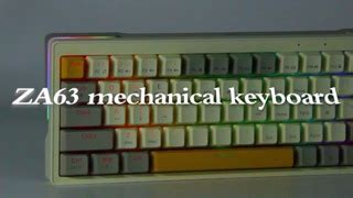 Zifriend ZA63 63 Keys Wireless Mechanical Keyboard RGB Hot Swappable Bluetooth Gaming Keyboards