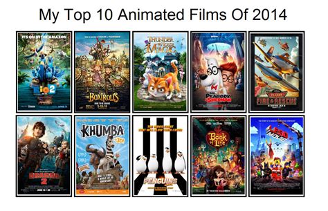 My Top 10 Animated Films Of 2014 By Benthefox1996 On Deviantart