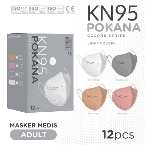 Jual POKANA KN 95 6 Ply Earloop Medical Face Masker Adult Box Isi