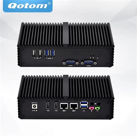 Qotom Fanless Mini Industrial Pc With Core I Y Processor Dual