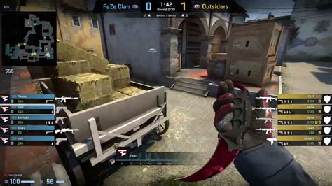 CS GO POV Demo FaZe Ropz 29 17 Vs Outsiders De Inferno ESL Pro