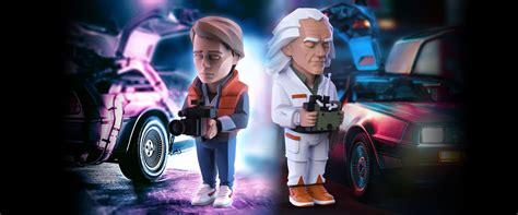 Mighty Jaxx Immortalizes Doc Brown And Marty As Back To The Future X