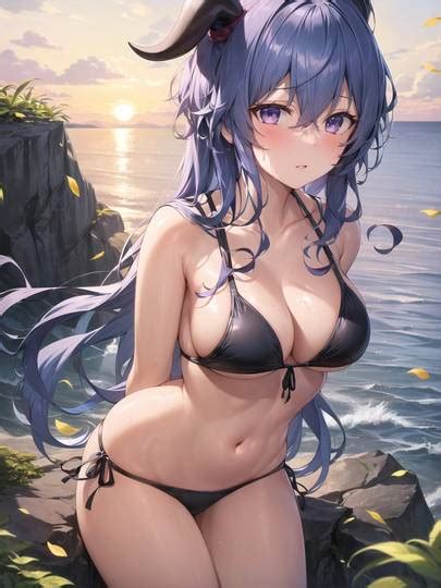 Bikini Ganyu Kuro