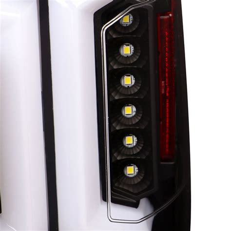 Spec D Lt Ram Jmld Sq Tm Gloss Black Sequential Fiber Optic Led