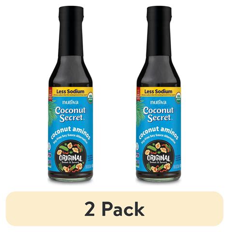 2 Pack Coconut Secret Organic Coconut Aminos Soy Free Seasoning