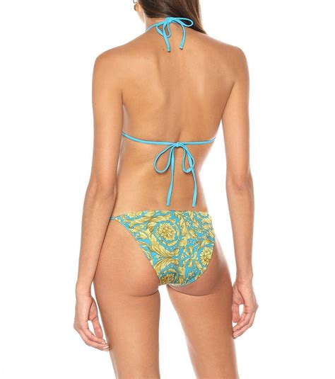 Versace Printed Bikini Top Versace