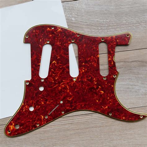 60 S Fender Stratocaster Pickguard Relic Aged 63 64 71 Reverb