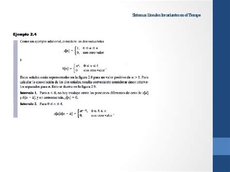 Sistemas Lineales Invariantes En El Tiempo LTI Representacin