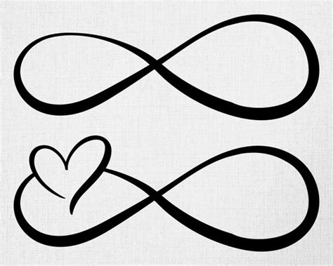 Infinity Heart Symbol Svg Infinity Sign Svg Forever Symbol Etsy Australia