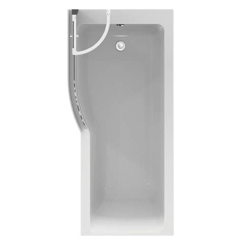 Ideal Standard baignoire pour bain douche 170 x 80 asymétrique Connect